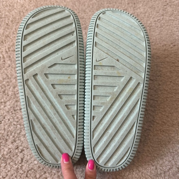Nike Calm Slide Sandals Jade Ice Aqua Men's 6 Women's 7 Comfort - Picture 4 of 5